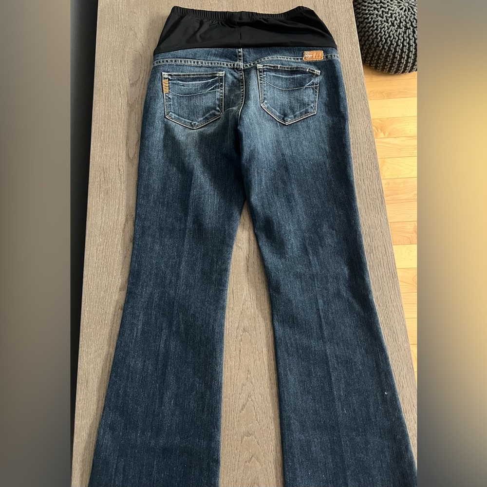 Paige Denim half panel maternity jeans